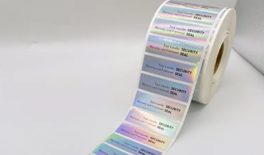 彩虹不干胶标签的制作与应用