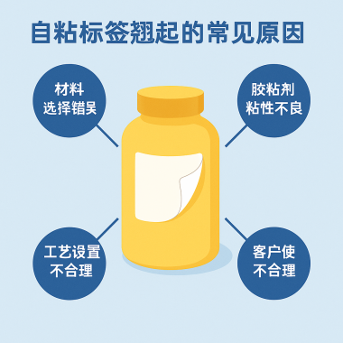不干胶标签起翘的常见原因与解决方案｜避免